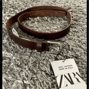 NWT Zara Leather Belt 